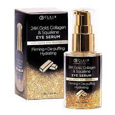 CB CLAIR 24K GOLD,COLLAGEN &amp; SQUALENE EYE SERUM 30ml