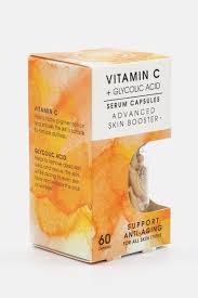VITAMIN C+ glycolic acid serum capsules advanced 60 caps