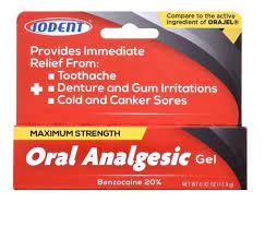 IODENT ORAL ANALGESIC GEL 11.9