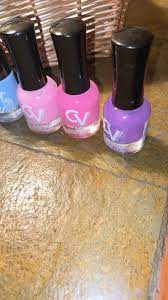 Color Vibe with hardeners cv002 black to black nail polish