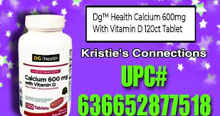 DG HEALTH CALCIUM 600MG WITH VITAMIN D