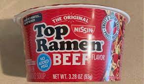 TOP RAMEN BEEF FLAVOR
