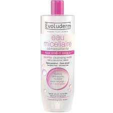 EVOLUDERM EAU MICELLAIRE DEMAQUILLANTE A L'EXTRAIT DE COTON 500ML