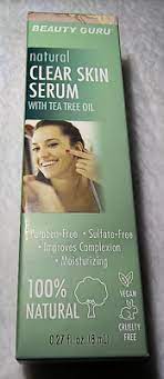 BEAUTY GURU NATURAL CLEAR SKIN SERUM 100% NATURAL