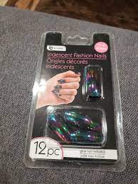 B.COLOR IRIDESCENT FASHION NAILS 12PC