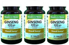 PEOPLEW'S CHOICE GINSENG 500MG 30TABLETS