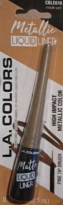 l.a.colors METALLIC LIQUID LINER CBLE618
