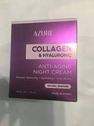 AZURE COLLAGEN &amp; HYALURONIC ANTI-AGING NIGHT CREAM 50ML