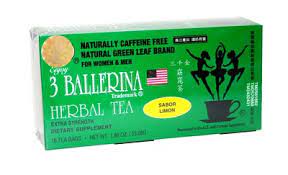 ENJOY 3 BALLERINA HERBAL TEA LEMON FLAVOR 53.88G 18 TEA
