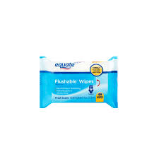 EQUATE FLUSHABLE WIPES 48 WIPES