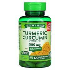 NATURE'S TRUTH TURMERIC CURCUMIN COMPLEX 500G 120CAPS