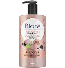 BIORE ROSE QUARTZ +CHARCOAL 147ML