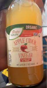 SIMPLY NATURE ORGANIC APPLE CIDER VINEGAR