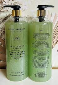 RUSSELL &amp; WINDSOR TEA TREE PEPPERMINT  EXFLOLIATING BODY SCRUB 1L
