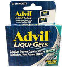 ADVIL LIQUID GELS 4 LIQUID FILED CAPSULES