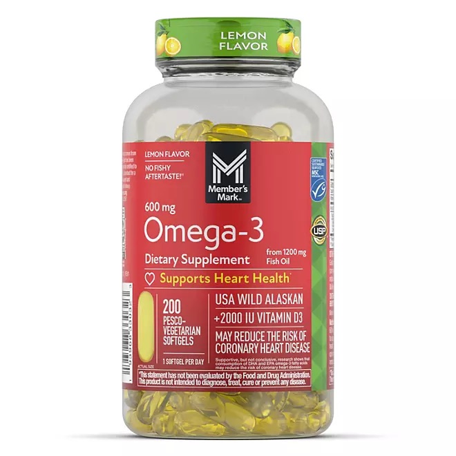 MEMBER’S MARK OMEGA-3 600g