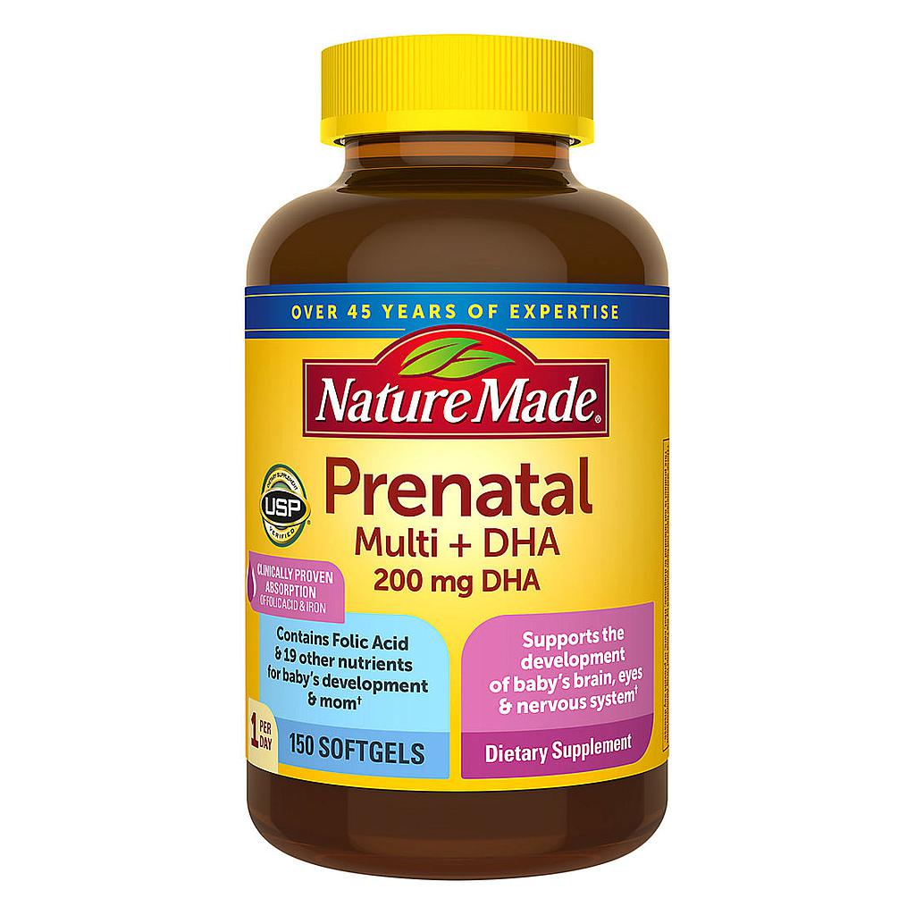 NATURE MADE PRENATAL FOLIC ACID+DHA