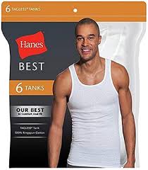 HANES BEST 6 TANKS OUR BEST M