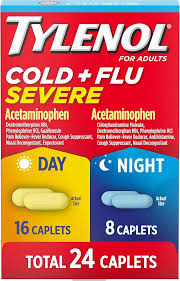 TYLENOL COLD &amp;FLU MULTI-SYMPTOM LIQUID GELS DAY AND NIGHT TOTAL 24 LIQUID GELS