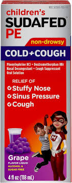 SUDAFED P-E  children COLD + COUGH