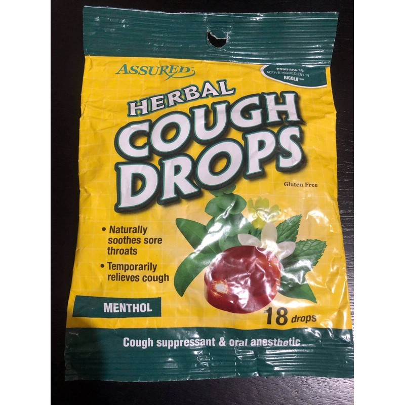 ASSURED HERBAL COUGH DROPS/SOINS DE TOUX, GORGE