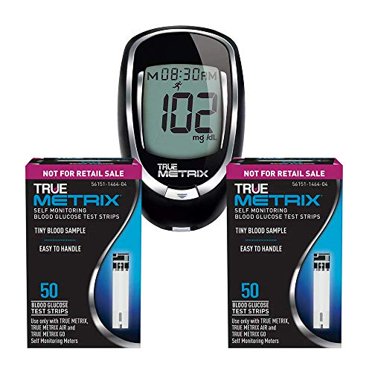 MEMBER'S MARK GLUCOSE METER MESURE DU TAUX DE SUCRE+2STRIPS,1LANCETS