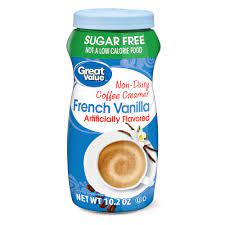 GREAT VALUE FRENCH VANILLA SUGAR FREE