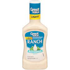 GREAT VALUE LIGHT RANCH/VINAIGRETTE