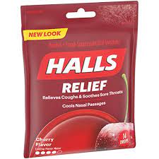 HALLS  RELIEF CHERRY FLAVOR