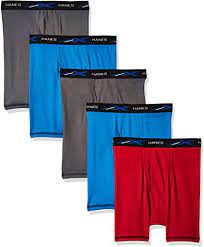HANES 5 BOXER BRIEFS(DESSOUS HOMME/COLORÉ) XL
