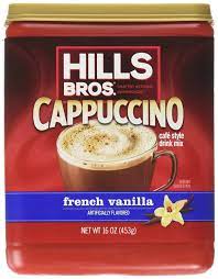 HILLS BROS CAPPUCINO FRENCH VANILLA