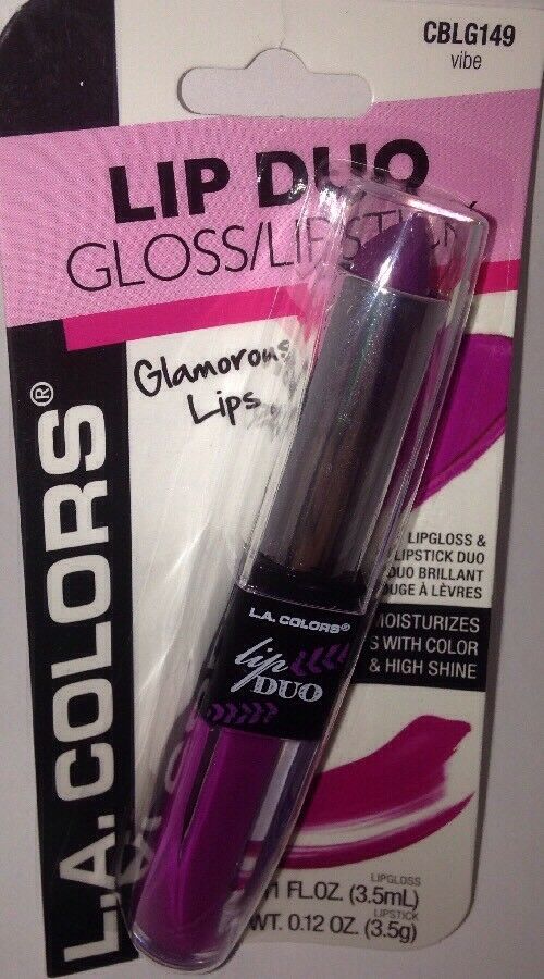 L.A COLORS LIP DUO GLOSS/VIBE 149