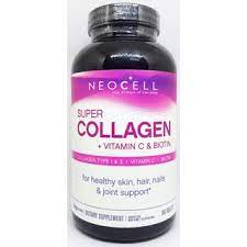 NEOCELL SUPER COLLAGEN/ VITAMINE C + BIOTIN / RAJEUNISSEMENT: PEAU , CHEVEUX , ONGLES ET ARTICULATIONS