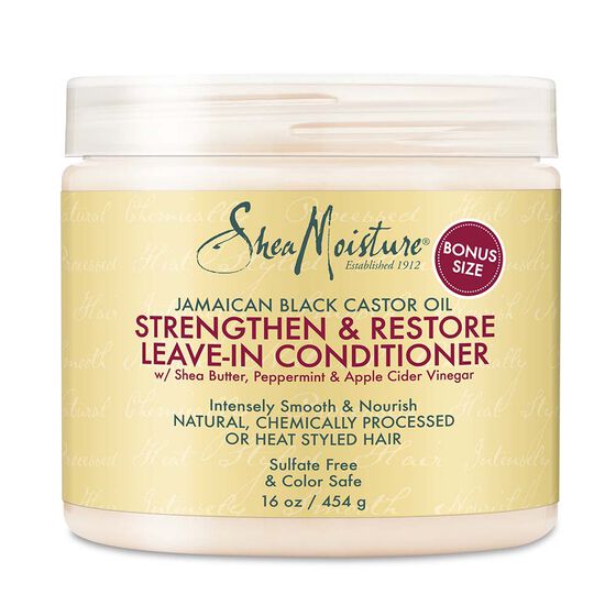 SHEA MOISTURE  JAMAICAN BLACK CASTOR OIL   RESTORE LEAVE IN CONDITIONER