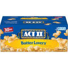 ACT2 BUTTER LOVERS BON MAIS/POPCORN