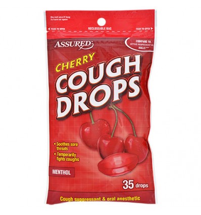ASSURED COUGH DROPS CHERRY