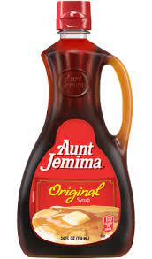 AUNT JEMIMA BUTTER RICH SYRUP/SIROP DE PANCAKE