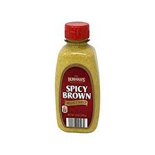 BURMAN'S SPICY BROWN MUSTARD