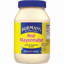 BURMANS REAL MAYONNAISE 887ML