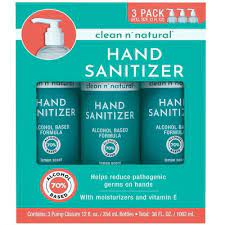 CLEAN N'NATURAL HAND SANITIZER 354ML/GEL MAIN