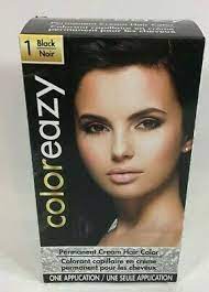 COLOREAZY PERM. HAIR COLOR BLACK