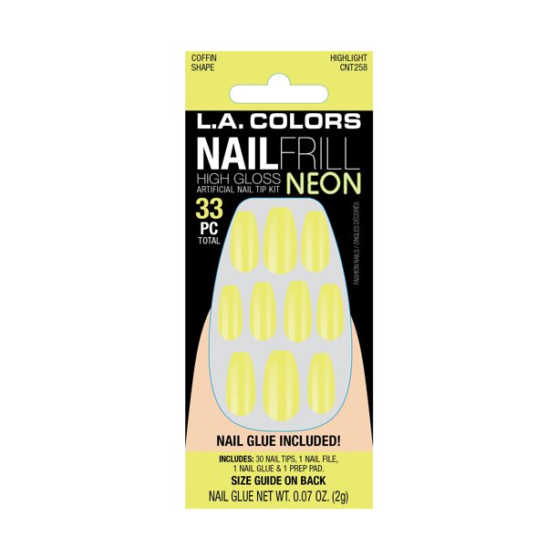 L.A. COLORS NAIL FRILL HIGHLIGHT