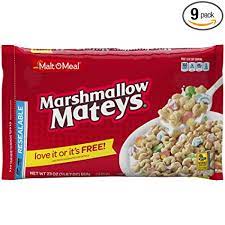 MALT OMEAL MARSHMALLOW MATEYS