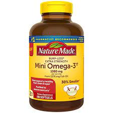 NATURE MADE MINI OMEGA 3 (180 SOFLTGELS)
