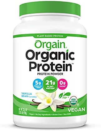 ORGAIN ORGANIC PROTEIN POWDER VANILLA(NUTRITION PROTEINE SAINE SANS SUCRE)