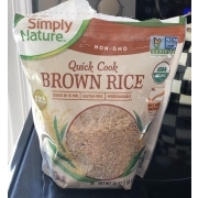 SIMPLY NATURE ORGANIC QUICK COOK BROWN RICE