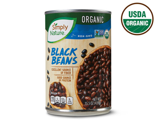 SIMPLY NATURE ORGANIC BLACK BEANS 439G