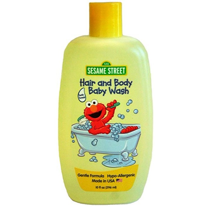 SESAME STREET BABY WASH 296ML