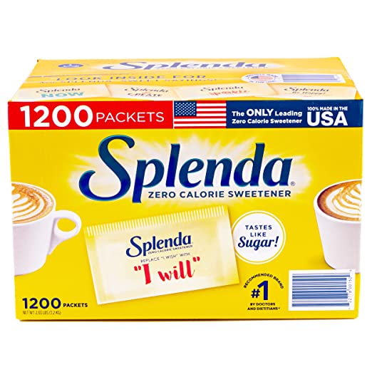 SPLENDA ZERO CALORIE SWEETENER 1200 PACKETS