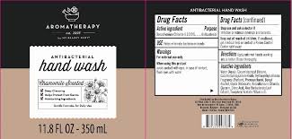 AROMATHERAPY ANTIBACTERIAL HAND WASH CHAMOMILE/LAVE MAIN PARFUME'